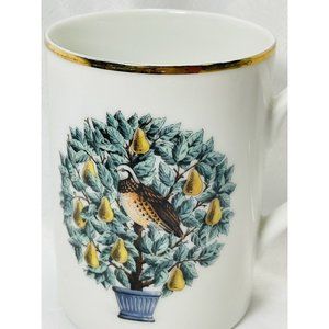 Vintage Avon 12 Days of Christmas Coffee Cup Mug Partridge in a Pear Tree 10 Oz
